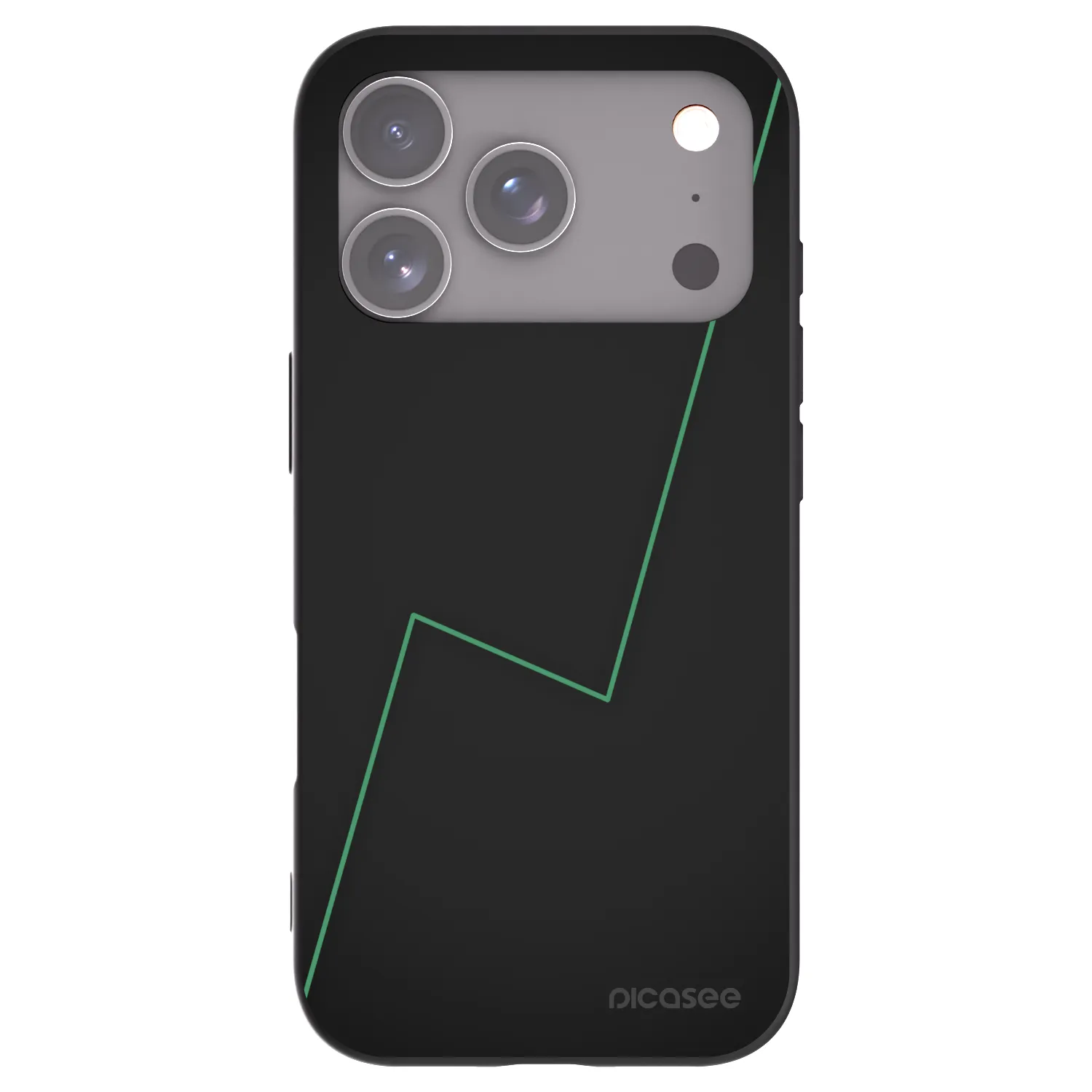 Picasee husă neagră din silicon pentru Apple iPhone 17 Pro - Consistency