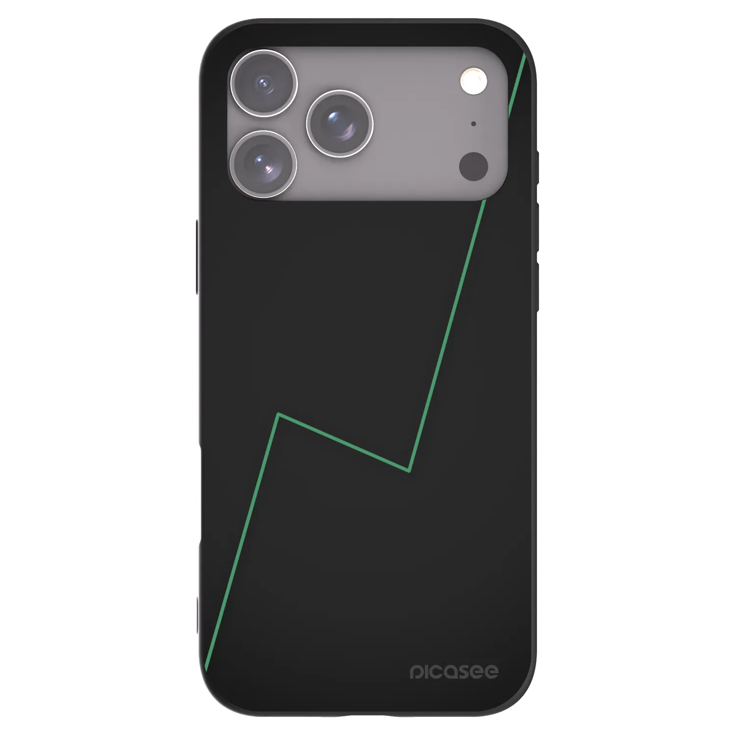 Picasee husă neagră din silicon pentru Apple iPhone 17 Pro Max - Consistency