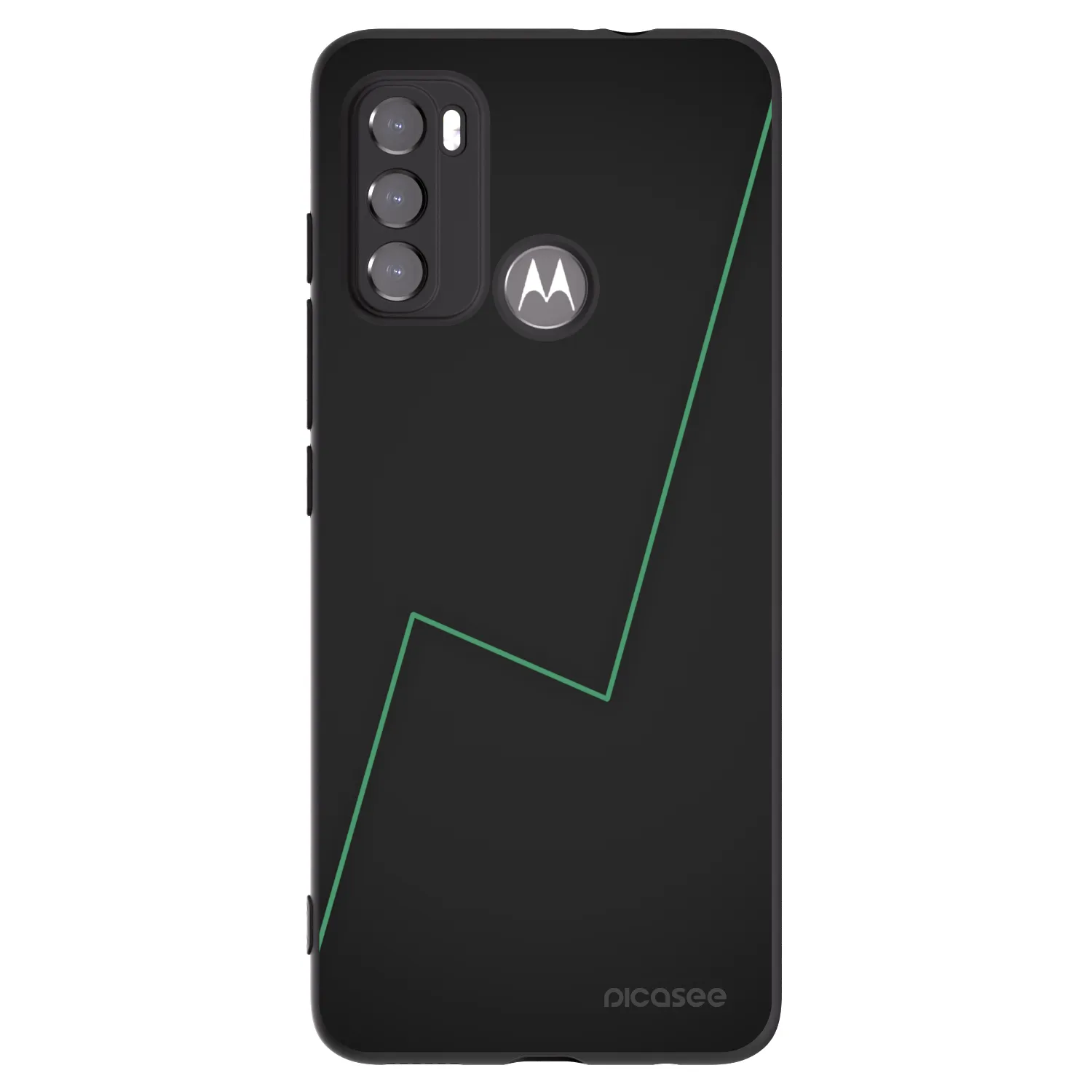 Picasee husă neagră din silicon pentru Motorola Edge 60 5G - Consistency