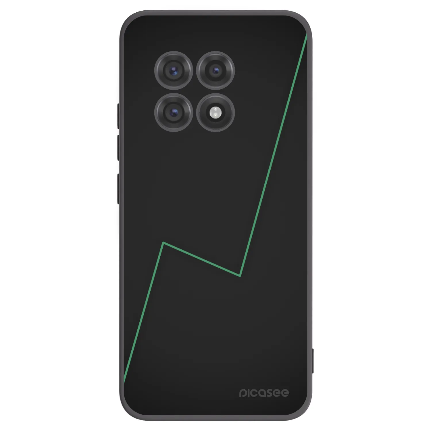 Picasee husă neagră din silicon pentru OnePlus 13R 5G - Consistency