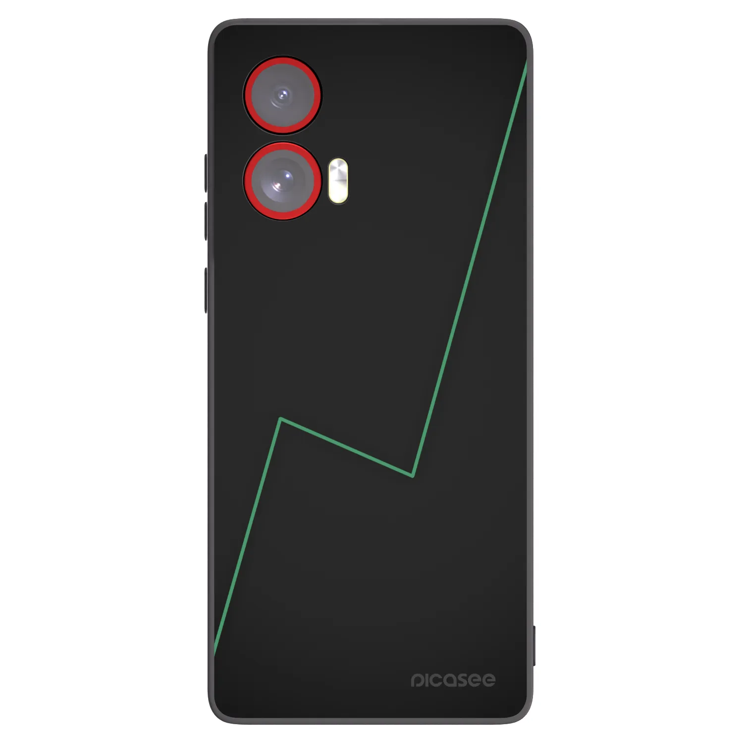 Picasee husă neagră din silicon pentru Motorola Edge 50 Fusion - Consistency
