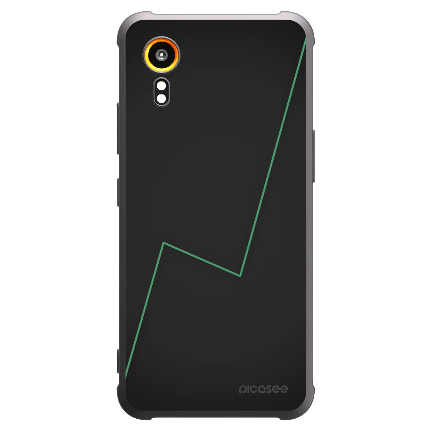 Picasee husă neagră din silicon pentru Samsung Galaxy Xcover 7 - Consistency