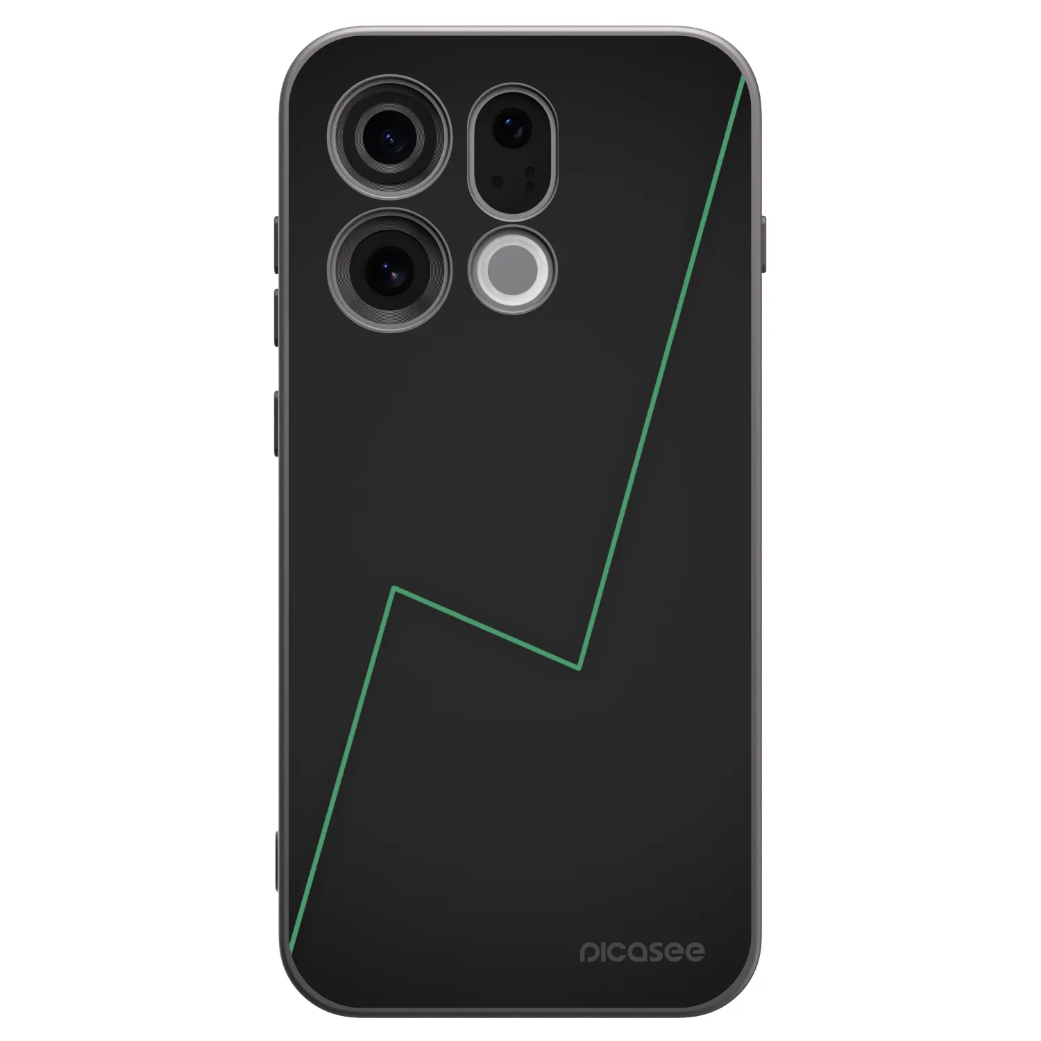 Picasee husă neagră din silicon pentru OPPO Find X9 - Consistency