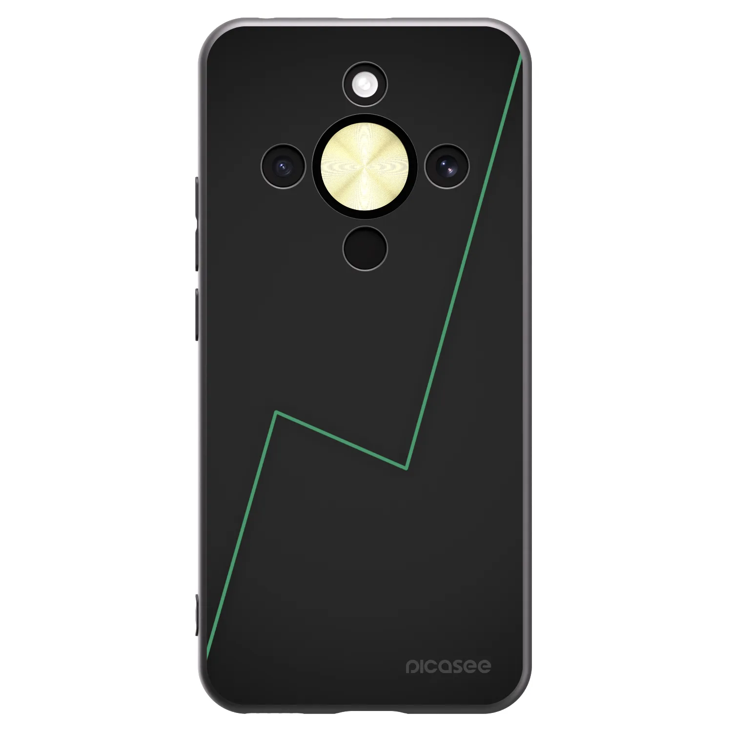 Picasee husă neagră din silicon pentru Honor Magic8 Lite 5G - Consistency