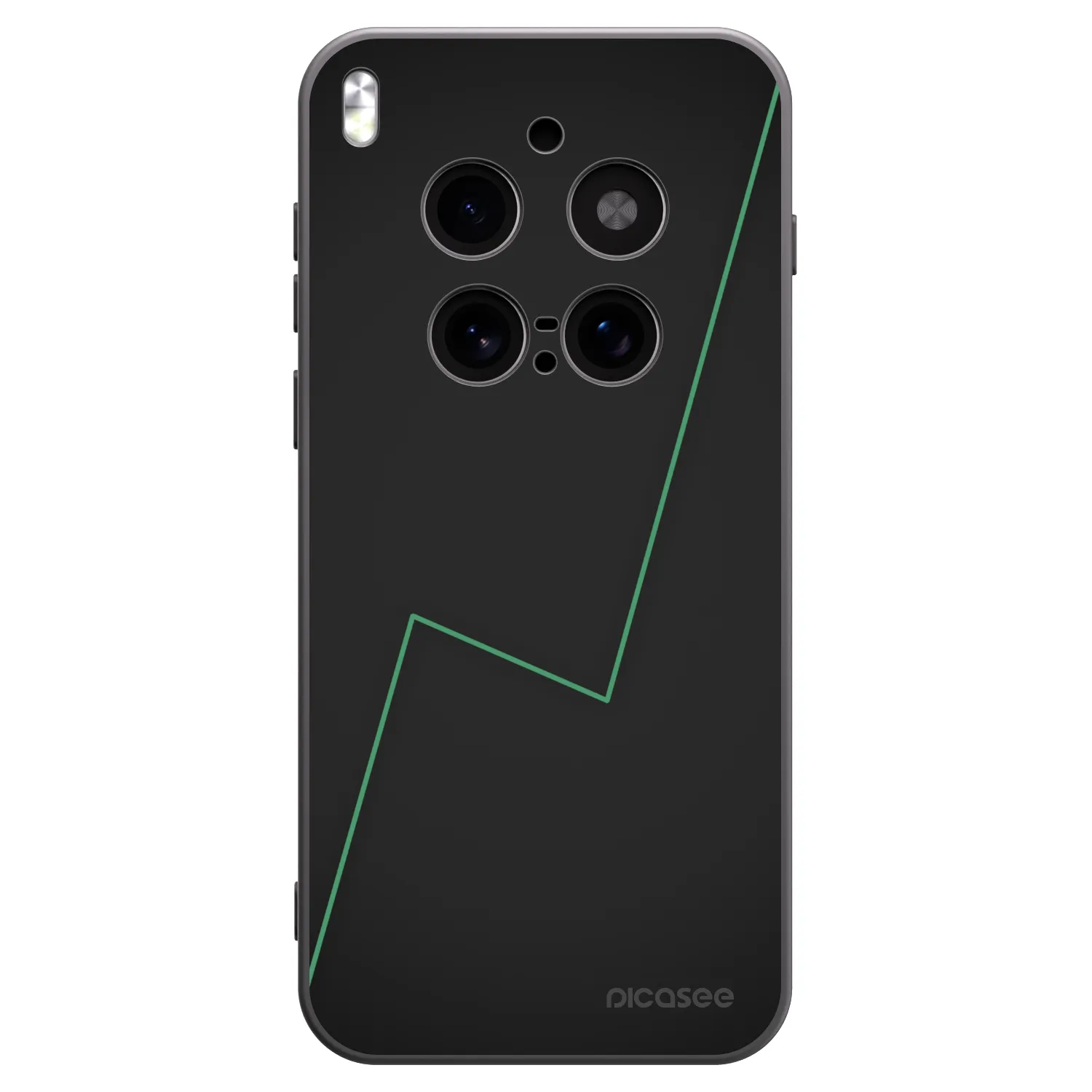 Picasee husă neagră din silicon pentru Vivo X300 Pro - Consistency