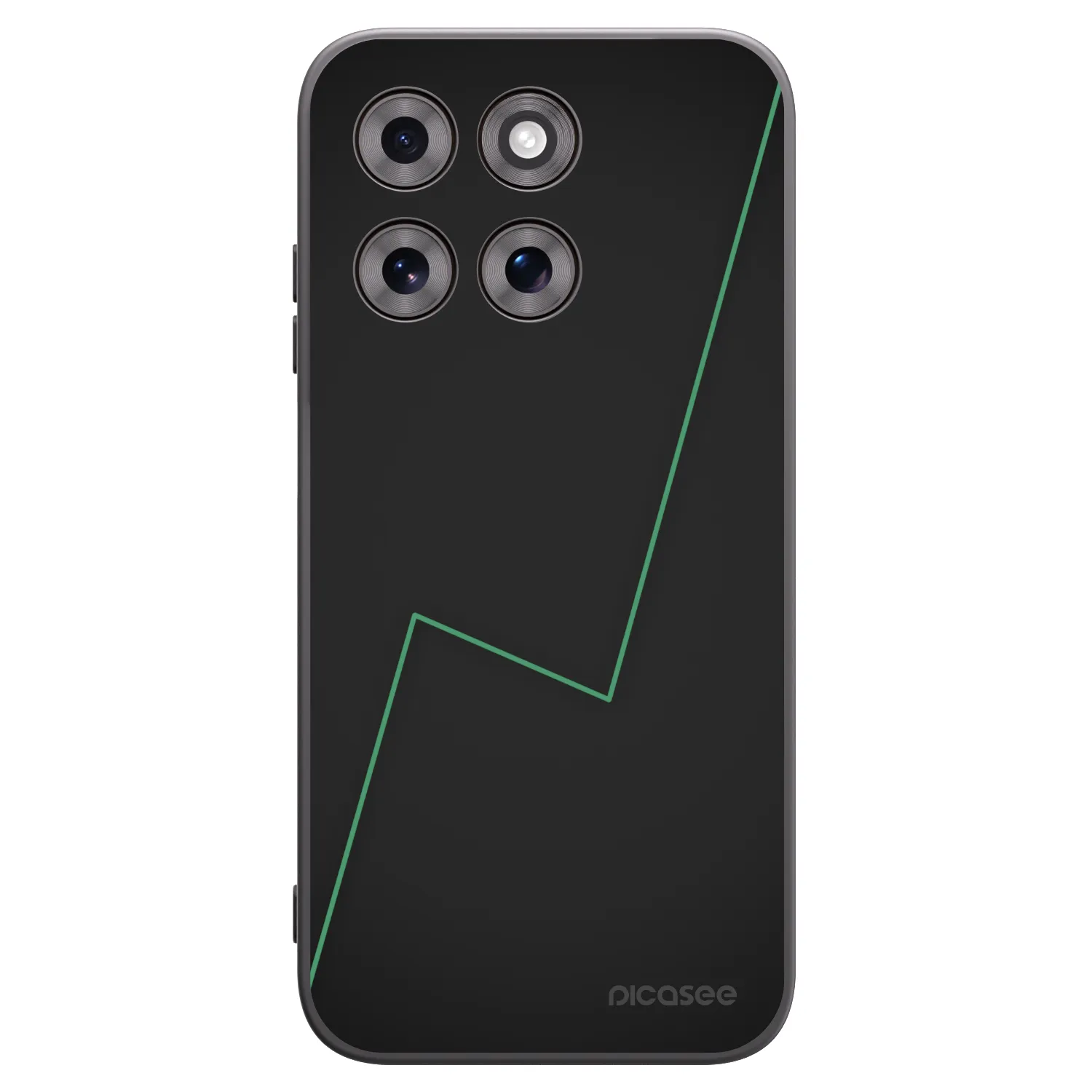 Picasee husă neagră din silicon pentru Motorola Moto G77 - Consistency