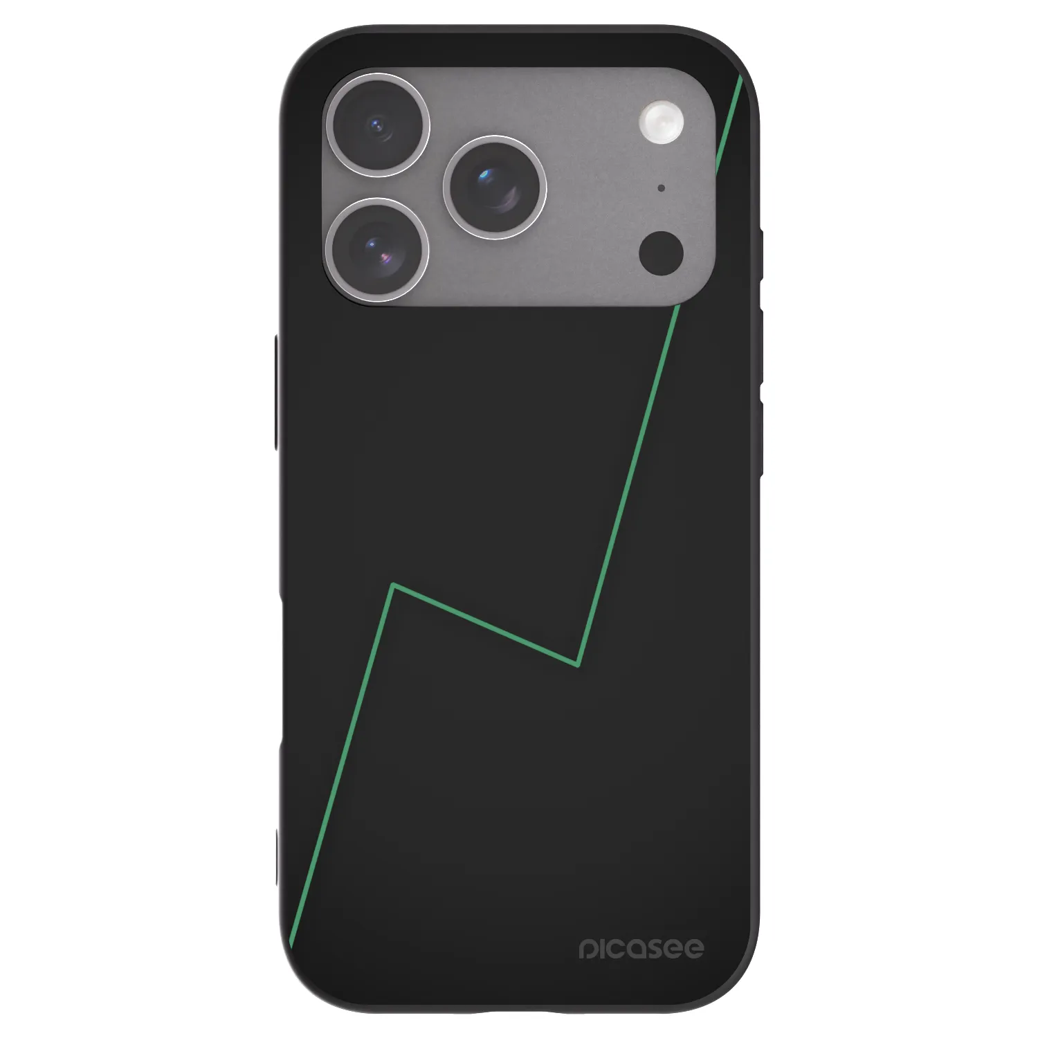 Picasee husă neagră din silicon pentru Apple iPhone 18 Pro - Consistency