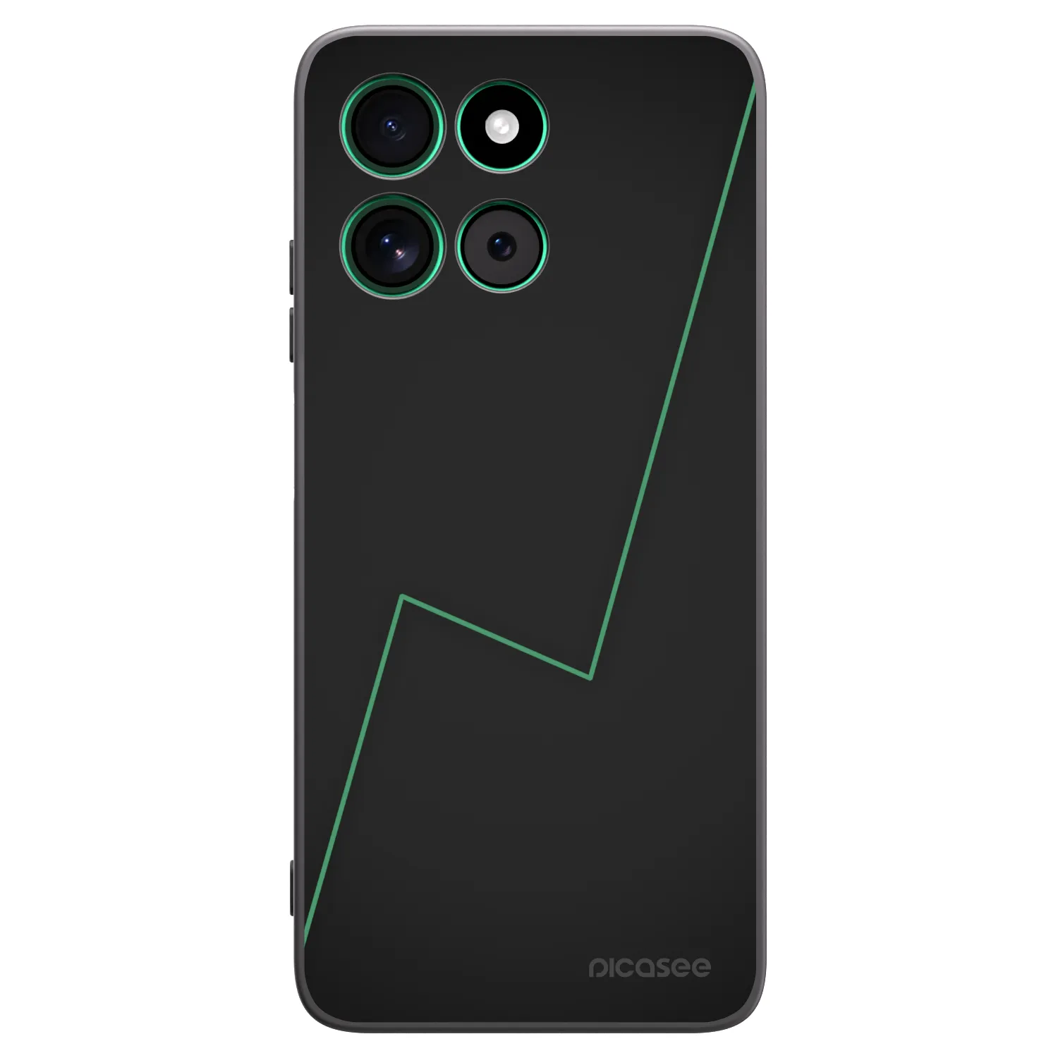 Picasee husă neagră din silicon pentru Motorola Moto G57 Power - Consistency