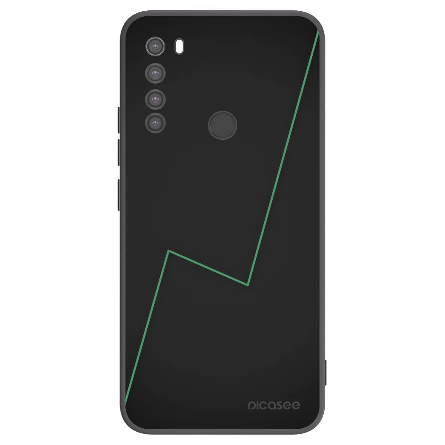 Picasee husă neagră din silicon pentru Xiaomi Redmi Note 8 - Consistency