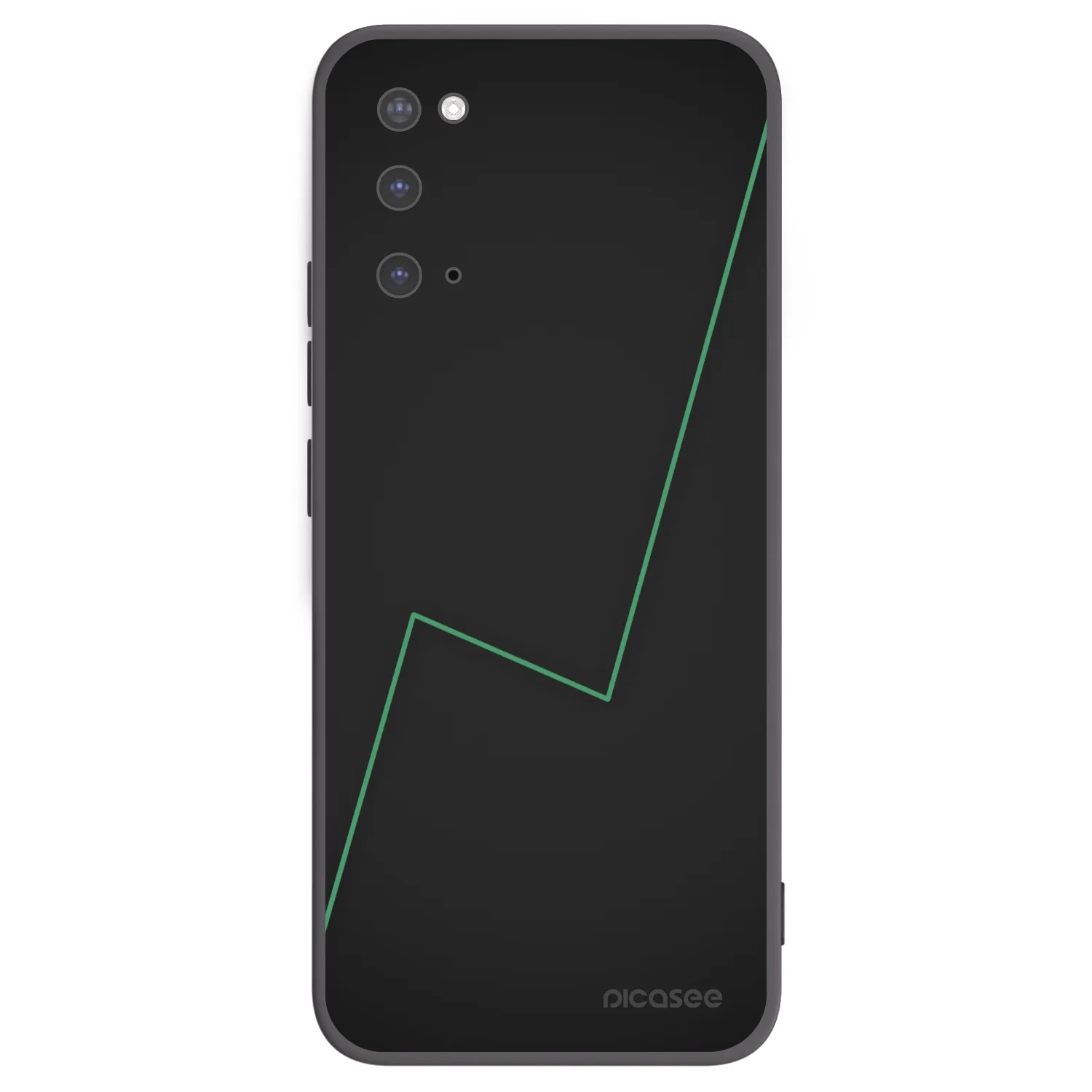 Picasee husă neagră din silicon pentru Samsung Galaxy S20 G980F - Consistency