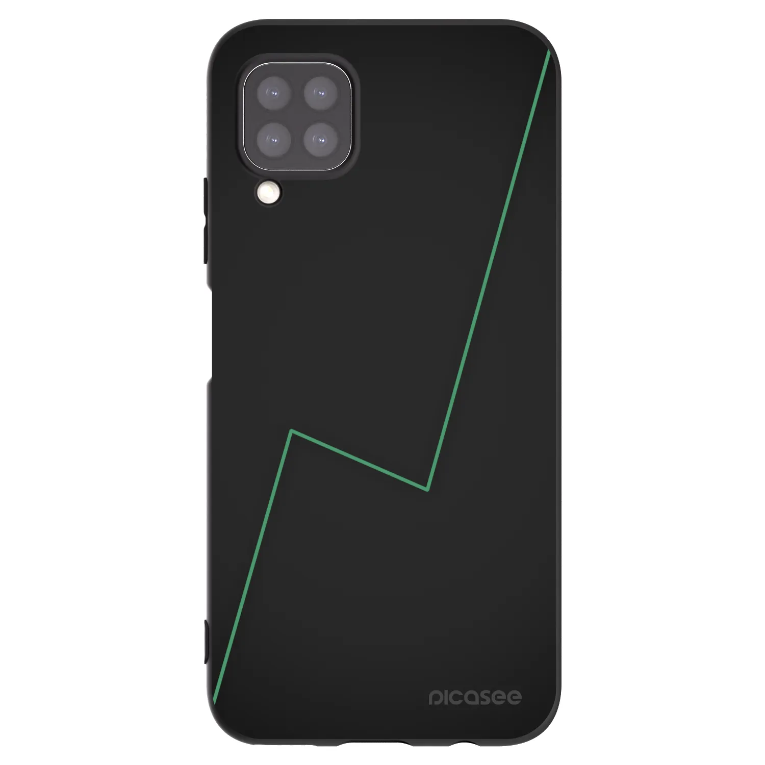 Picasee husă neagră din silicon pentru Huawei P40 Lite - Consistency