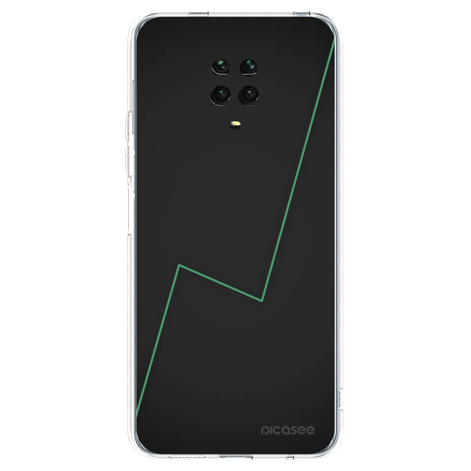 Picasee husă transparentă din silicon pentru Xiaomi Redmi Note 9 Pro - Consistency