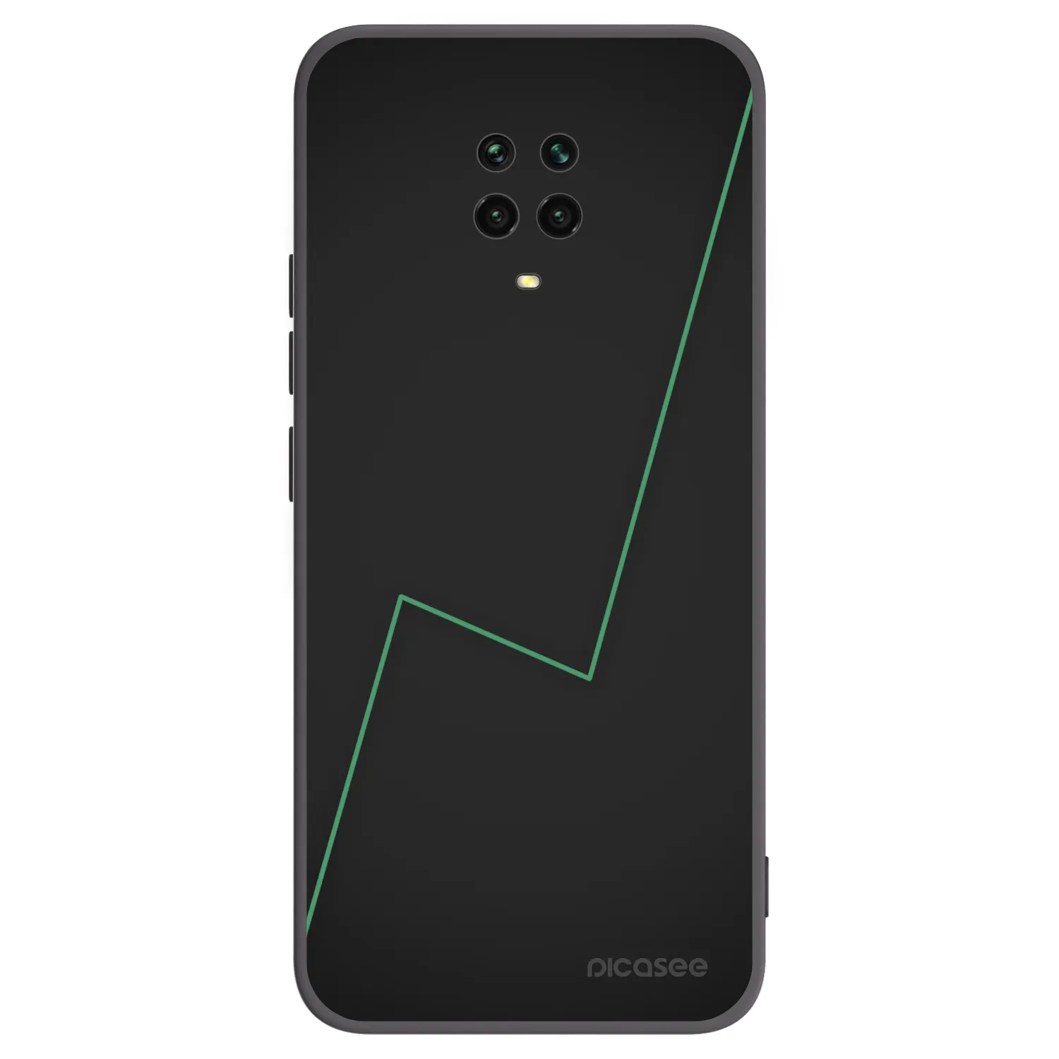 Picasee husă neagră din silicon pentru Xiaomi Redmi Note 9 Pro - Consistency