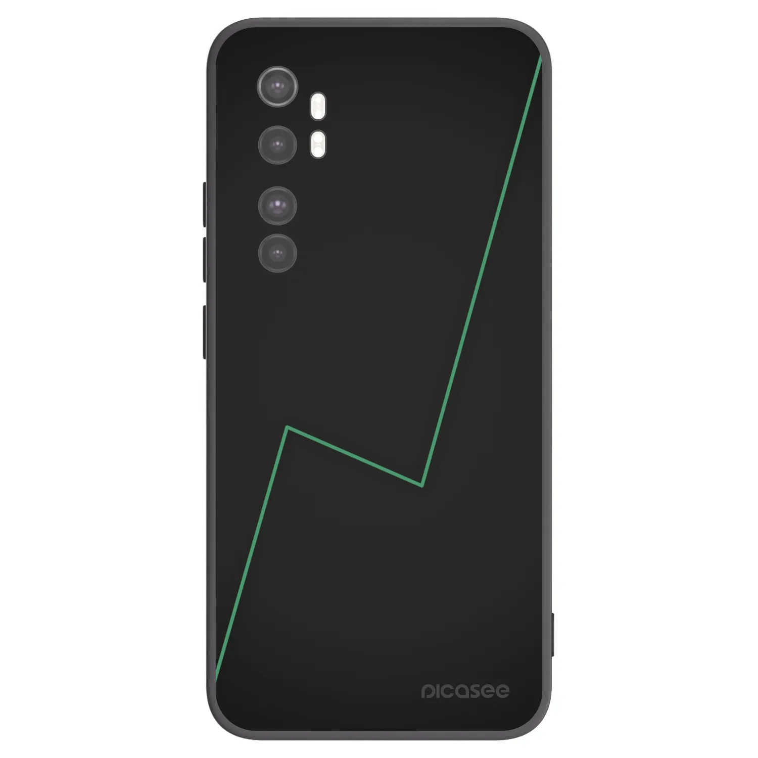 Picasee husă neagră din silicon pentru Xiaomi Mi Note 10 Lite - Consistency