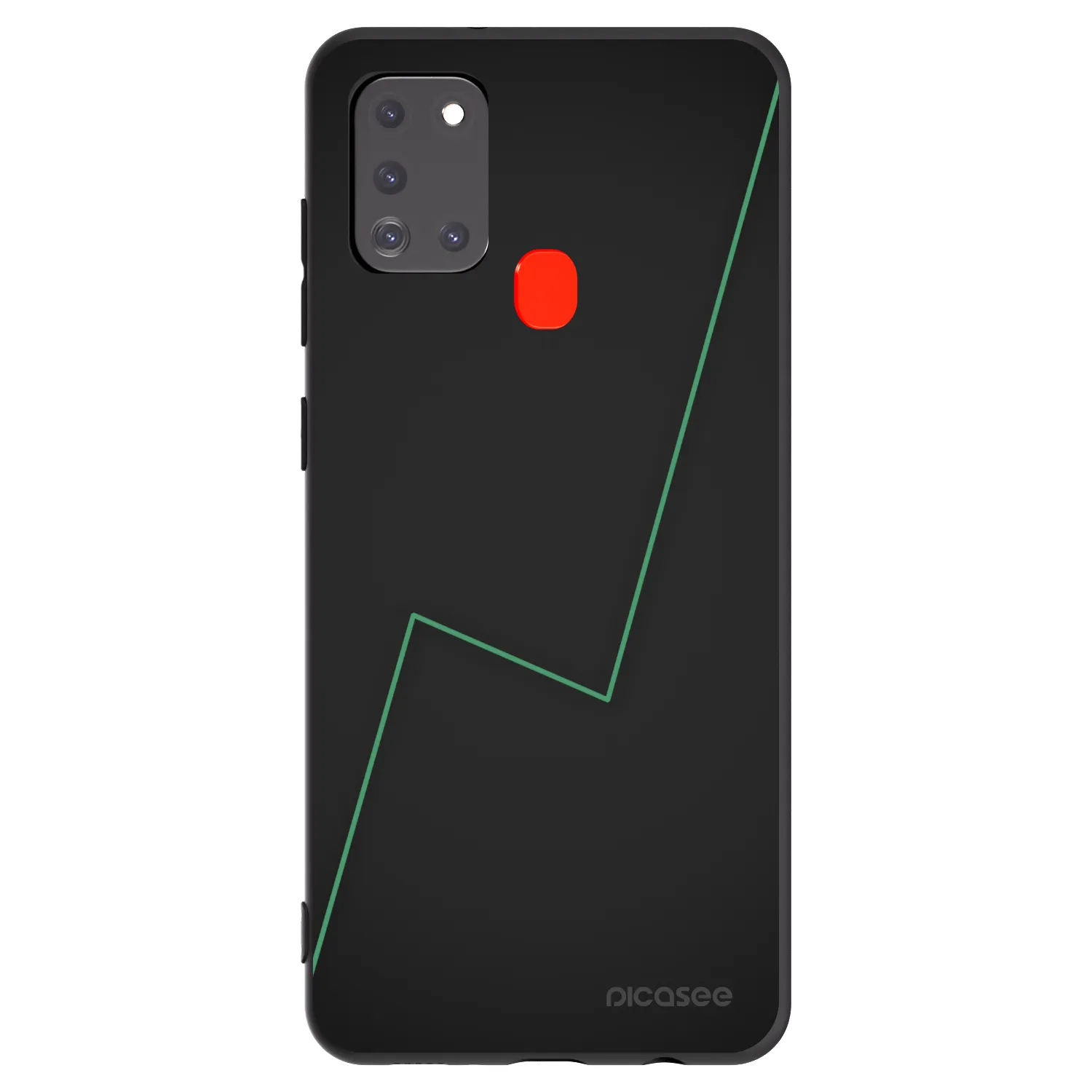 Picasee husă neagră din silicon pentru Samsung Galaxy A21s - Consistency