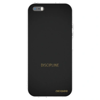 Picasee husă transparentă din silicon pentru Apple iPhone 5/5S/SE - Discipline