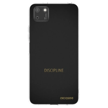 Picasee husă transparentă din silicon pentru Huawei Y5P - Discipline