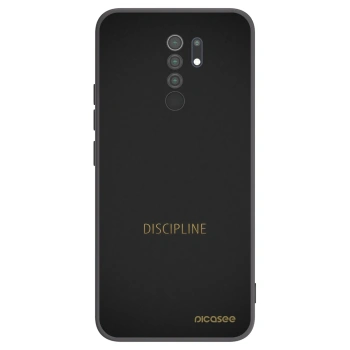 Picasee husă neagră din silicon pentru Xiaomi Redmi 9 - Discipline