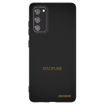 Picasee husă neagră din silicon pentru Samsung Galaxy S20 FE - Discipline