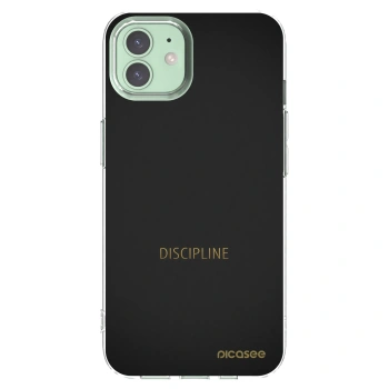 Picasee husă transparentă din silicon pentru Apple iPhone 12 - Discipline