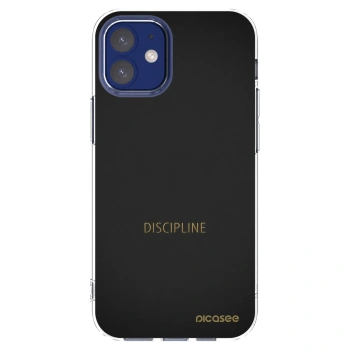 Picasee husă transparentă din silicon pentru Apple iPhone 12 mini - Discipline