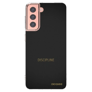 Picasee husă transparentă din silicon pentru Samsung Galaxy S21 5G G991B - Discipline