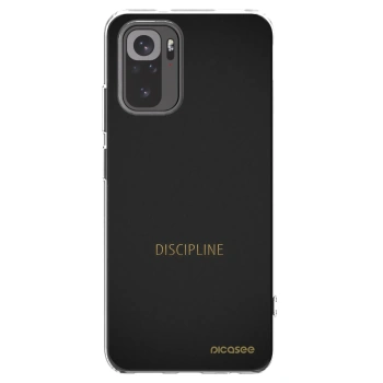 Picasee husă transparentă din silicon pentru Xiaomi Redmi Note 10 - Discipline