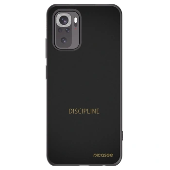 Picasee husă neagră din silicon pentru Xiaomi Redmi Note 10 - Discipline