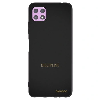 Picasee husă neagră din silicon pentru Samsung Galaxy A22 A226B 5G - Discipline