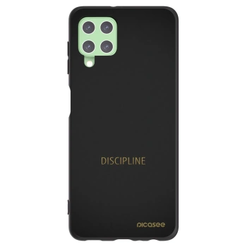 Picasee husă neagră din silicon pentru Samsung Galaxy A22 A225F 4G - Discipline