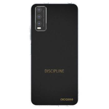 Picasee husă transparentă din silicon pentru Vivo Y20s - Discipline