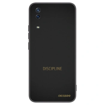 Picasee husă neagră din silicon pentru Vivo Y11s - Discipline