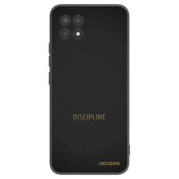 Picasee husă neagră din silicon pentru Realme 8i - Discipline