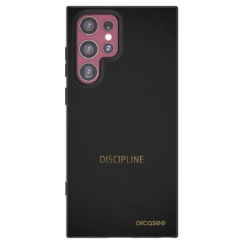 Picasee husă neagră din silicon pentru Samsung Galaxy S22 Ultra 5G - Discipline