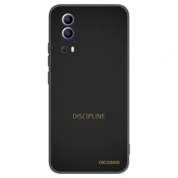 Picasee husă neagră din silicon pentru Vivo Y52 5G - Discipline