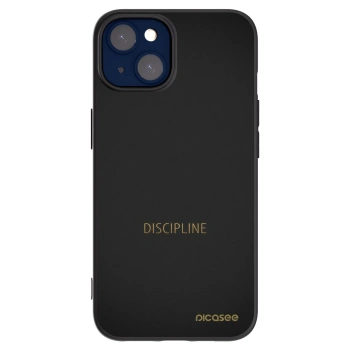 Picasee husă neagră din silicon pentru Apple iPhone 14 - Discipline