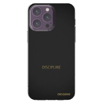 Picasee husă transparentă din silicon pentru Apple iPhone 14 Pro Max - Discipline