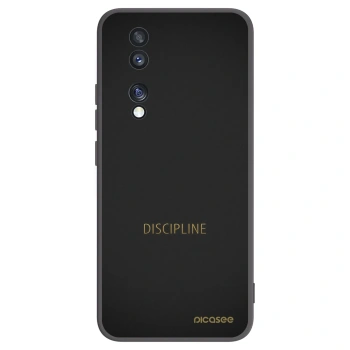 Picasee husă neagră din silicon pentru Honor 70 - Discipline
