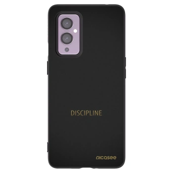 Picasee husă neagră din silicon pentru OnePlus 9 - Discipline