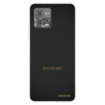 Picasee husă transparentă din silicon pentru Motorola Moto G72 - Discipline