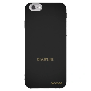 Picasee husă transparentă din silicon pentru Apple iPhone 6/6S - Discipline