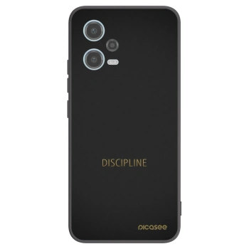 Picasee husă neagră din silicon pentru Xiaomi Redmi Note 12 5G - Discipline