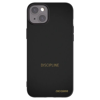 Picasee husă neagră din silicon pentru Apple iPhone 15 Plus - Discipline