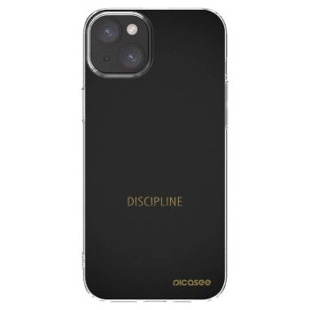 Picasee husă transparentă din silicon pentru Apple iPhone 15 Plus - Discipline