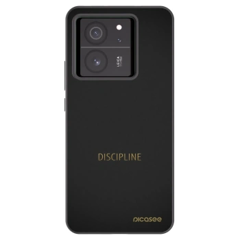 Picasee husă neagră din silicon pentru Xiaomi 13T - Discipline