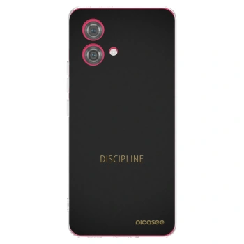 Picasee husă transparentă din silicon pentru Motorola Moto G84 5G - Discipline