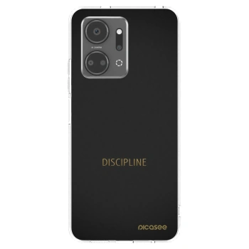 Picasee husă transparentă din silicon pentru Honor X7a - Discipline