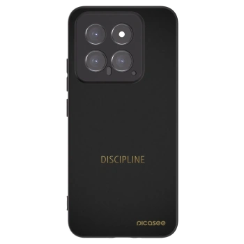 Picasee husă neagră din silicon pentru Xiaomi 14 - Discipline