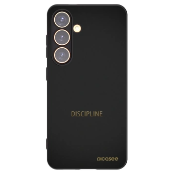 Picasee husă neagră din silicon pentru Samsung Galaxy S24 S921B 5G - Discipline