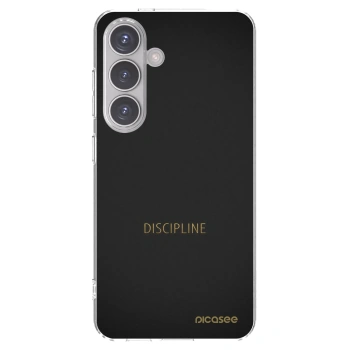 Picasee husă transparentă din silicon pentru Samsung Galaxy S24 S921B 5G - Discipline
